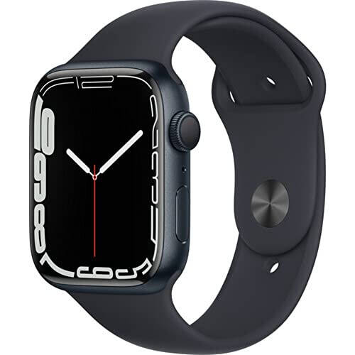 Apple Watch Series 7 (GPS, 45 mm) Yarim tunda alyuminiy korpusli va Yarim tunda sport bantli (Yangilangan) - 5