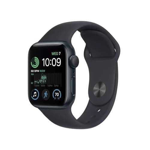 Apple Watch Series 7 (GPS, 45 mm) Yarim tunda alyuminiy korpusli va Yarim tunda sport bantli (Yangilangan) - 1