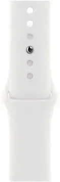 Apple Watch Series 8 [GPS, 41mm] - Silver Aluminum Case with White Sport Band - S/M (Renewed) - 4