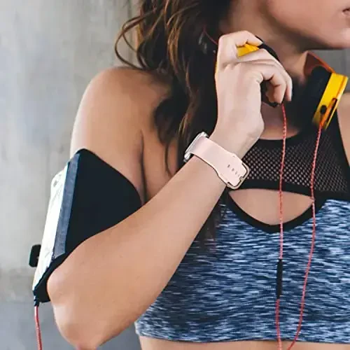 Apple Watch tasmalariga mos keladigan sport tasmasi 49 mm 46 mm 45 mm 44 mm 42 mm 41 mm 40 mm 38 mm, iWatch Series 11 10 9 8 7 6 5 4 3 2 1 SE Ultra ayollar erkaklar uchun klassik qisqichli yumshoq silikon almashtirish tasmasi - 5