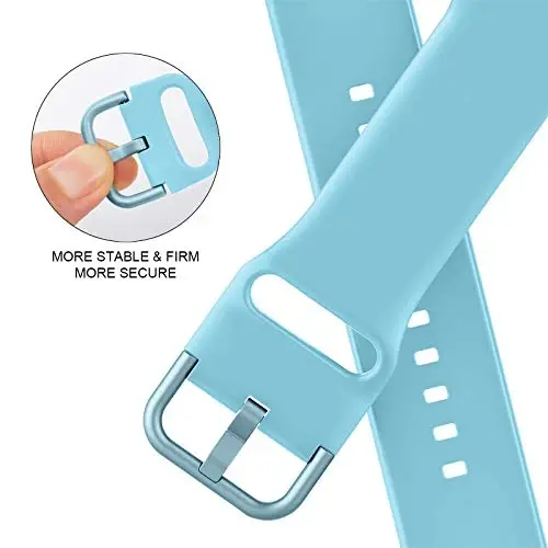 Apple Watch tasmalariga mos sport bandi 49mm 46mm 45mm 44mm 42mm 41mm 40mm 38mm, iWatch Series 11 10 9 8 7 6 5 4 3 2 1 SE Ultra ayollar erkaklar uchun klassik qulfli yumshoq silikon almashtirish tasmasi - 4