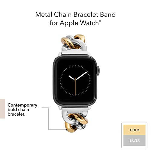 Apple Watch uchun Anne Klein Moda Zanjir Bilaguzuk, Xavfsiz, Sozlanuvchi, Apple Watch almashtirish kamar, Ko'pgina bilaklarga mos keladi - 4