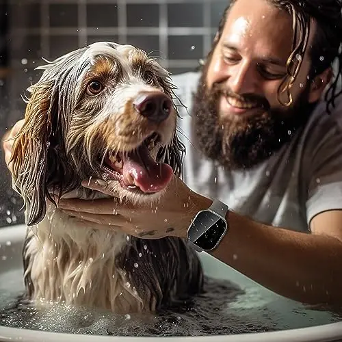 Goton Waterproof Privacy Case for Apple Watch Screen Protector, Anti-Spy Tempered Glass Film iWatch Cover Hard PC Case Bumper for Apple Watch Ultra 3/Ultra 2/Ultra, 49mm TitaniumTitanium - 6