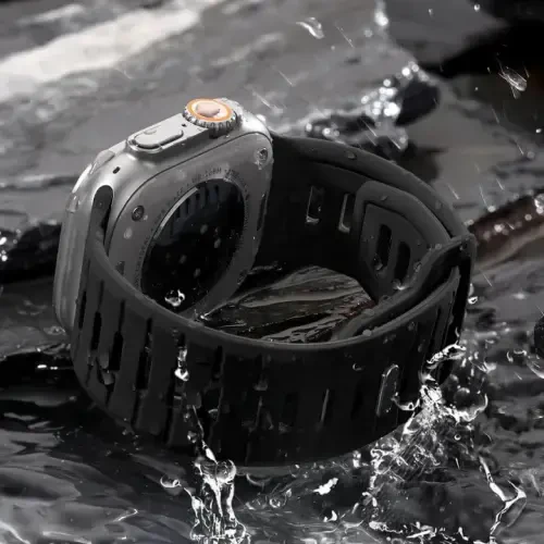 Apple Watch Ultra 2 3/Ultra Band bilan mos keladigan Odbeai Sport Band, erkaklar uchun Apple Watch tasmalari 49mm 46mm 45mm 44mm 42mm bilan mos keladi, iWatch tasmalari uchun suv o'tkazmaydigan silikon tasma barcha Series SE 11 10 9-1 - 4