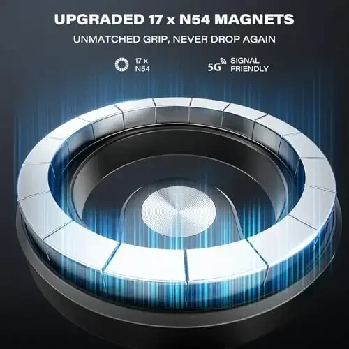 APPS2Car Compatible for Magsafe Phone Holder for Car - Designed for iPhone 17/16/15/14/13/12 Official Magsafe Case - APPS2CAR (1)