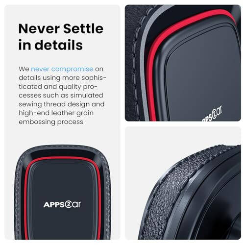 APPS2Car Magnetic Phone Mount for Car, Dashboard & Windshield Suction Cup Holder with Telescopic Arm, Requires Metal Plate (Included), Universal Fit for iPhone & Android Smartphones - 5