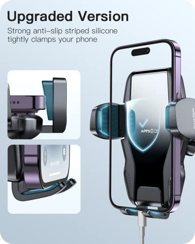 APPS2Car Phone Holder for Car Windshield/Dashboard/Window, Cell Phone Mount for Car Truck, Compatible with iPhone, Samsung, Google, LG and More - APPS2CAR (1)