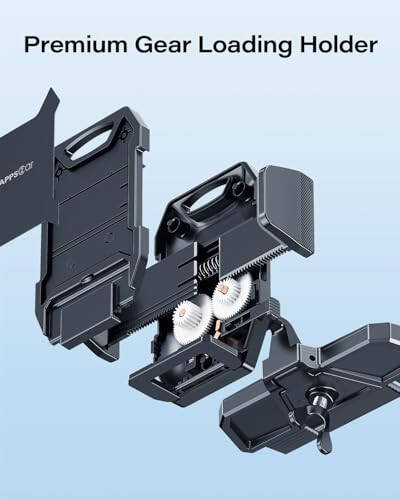 APPS2Car Sturdy CD Slot Phone Mount with One Hand Operation Design, Hands-Free Car Phone Holder Universally Compatible with All iPhone & Android Cell Phones, for Smartphone Mobile - 6