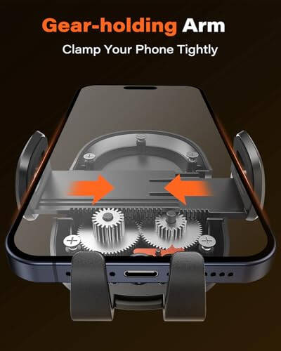 APPS2Car Suction Cup Phone Mount, Universal Phone Holders for Your Car Windshield/Dashboard/Window, Cell Phone Holder Car with Sticky Gel Pad, Compatible with iPhone, Samsung, All Cellphone - 5