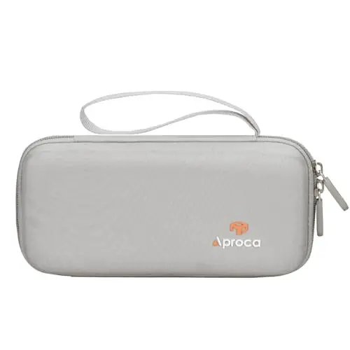 Aproca Grey Hard Storage Portable Case, for Casio fx-9750GIII, Standard Graphing Calculator (Case Only) - 3