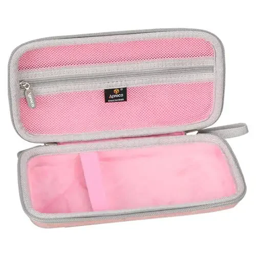 Aproca Pink Hard Storage Portable Case, for Casio fx-9750GIII, Standard Graphing Calculator (Case Only) - 2