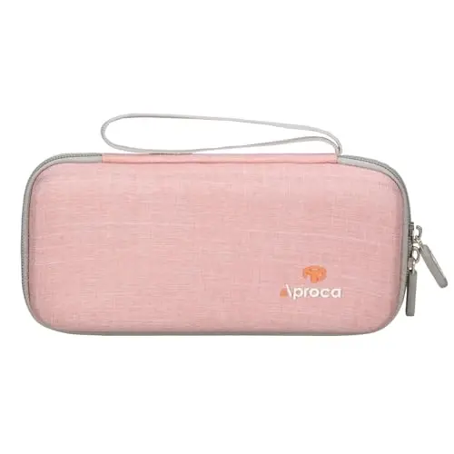 Aproca Pink Hard Storage Portable Case, for Casio fx-9750GIII, Standard Graphing Calculator - 3