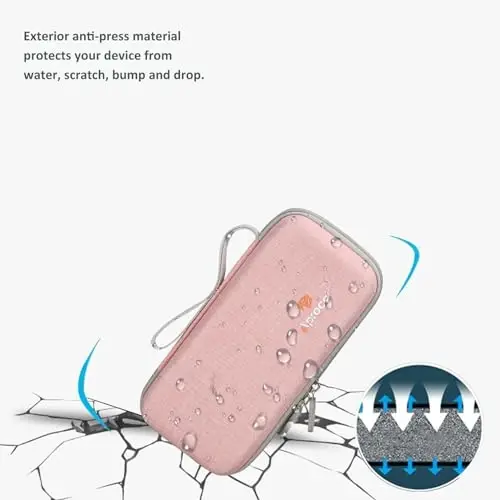 Aproca Pink Hard Storage Portable Case, for Casio fx-9750GIII, Standard Graphing Calculator - 6