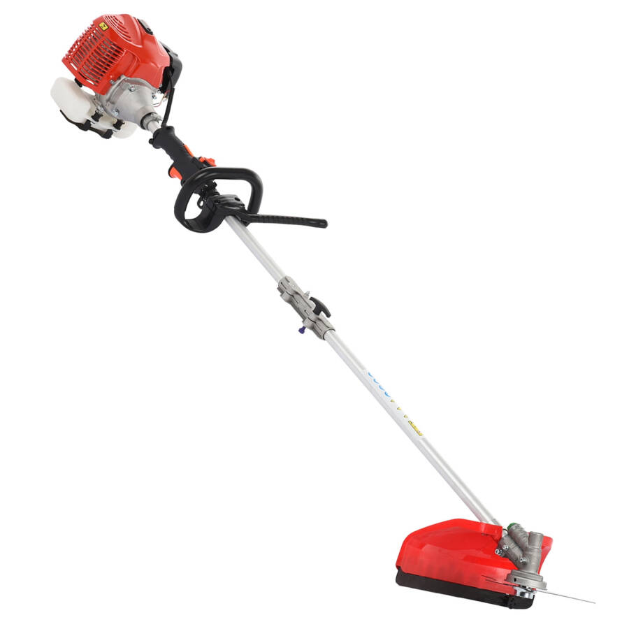 AQSQ 5 in 1 Weed Eater Grass Trimmer, Multi-Functional String Trimmer with Gas Pole Saw, Hedge Trimmer, Weed Trimmer, and Brush Cutter, Weed Eater for Patio Garden Lawn, 52CC 2-Cycle - 1