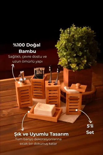 Aqua - Banyo Seti B0261 - Bej - GENEL MARKALAR (1)