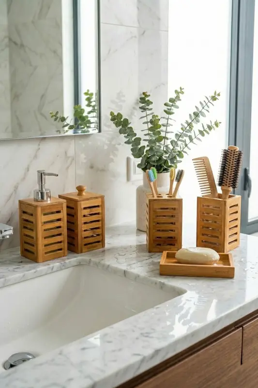 Aqua - Banyo Seti B0261 - Bej - 5