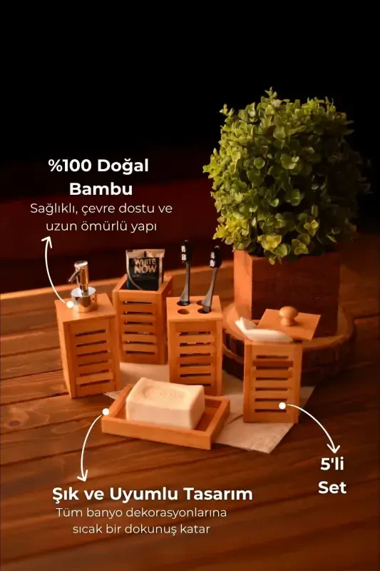 Aqua - Banyo Seti B0261 - BAMBUM
