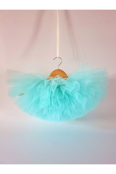 AQUA GREEN/MINT TUTU SKIRT (Fluffy Dream Tulle) - 7