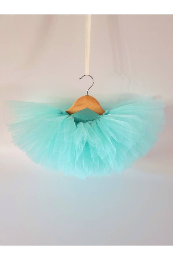 AQUA GREEN/MINT TUTU SKIRT (Fluffy Dream Tulle) - 8