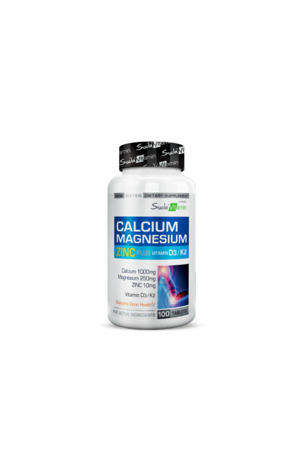 Aqua Vitamin Calcium Magnesium Zinc Plus 100 Tablets BİG352044 - 9