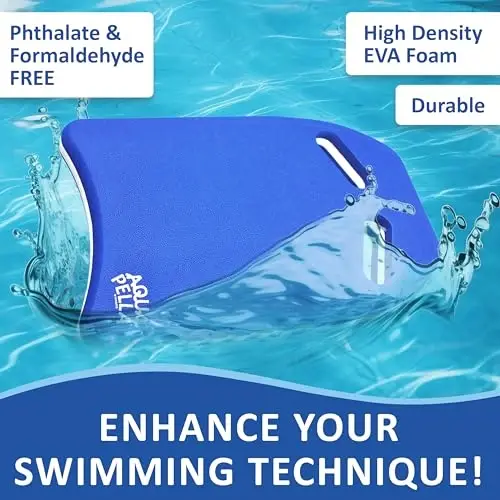 Aquapella Swimming Kickboard - One Size Fits All - A Great Training Aid for Children and Adults - 4