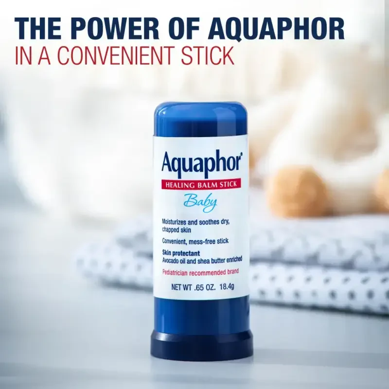 Aquaphor Baby Healing Balm Stick bilan avokado moyi va shea sariyog'i, 0,65 untsiya - 12