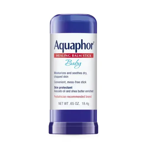 Aquaphor Baby Healing Balm Stick for Dry, Chapped, Chafed Skin, Hypoallergenic, Mess-Free, 0.65 oz- - 1