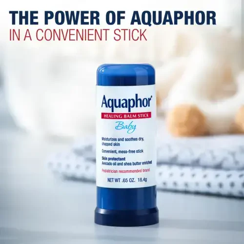 Aquaphor Baby Healing Balm Stick for Dry, Chapped, Chafed Skin, Hypoallergenic, Mess-Free, 0.65 oz- - 12