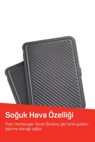 Ar2007 Sultane 1800 Vt Qizil Toaster - 3