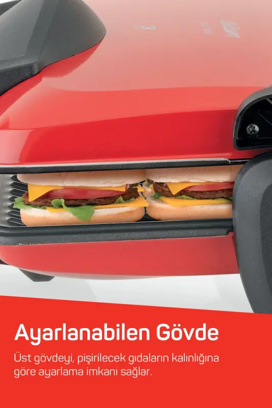 Ar2007 Sultane 1800 Vt Qizil Toaster - 5