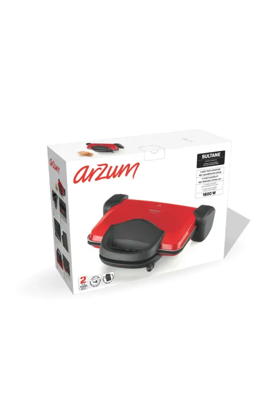 Ar2007 Sultane 1800 Vt Qizil Toaster - 7