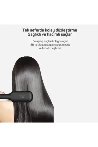 AR5068 Superstar Touch Hair Straightening Brush - Black - 4