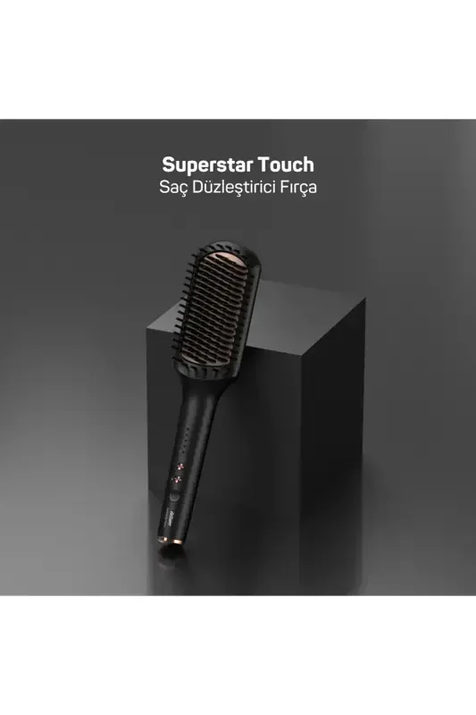 AR5068 Superstar Touch Hair Straightening Brush - Black - 2
