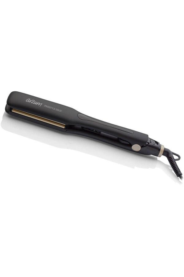 Ar5081 Prostyle Gold Wide Ceramic Plate Hair Straightener - 10