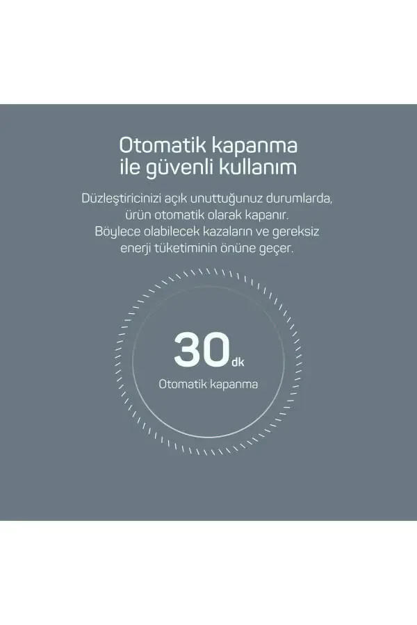 Superstar Pro Saç Düzleştirici Fırça 5 Sıcaklık Ayarı Okyanus - AR5082-O - 8