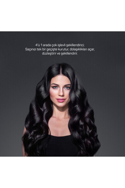 Ar5083 Volume Pro Ultra Air Blow Dryer Hair Styling Brush - Black - ARZUM (1)
