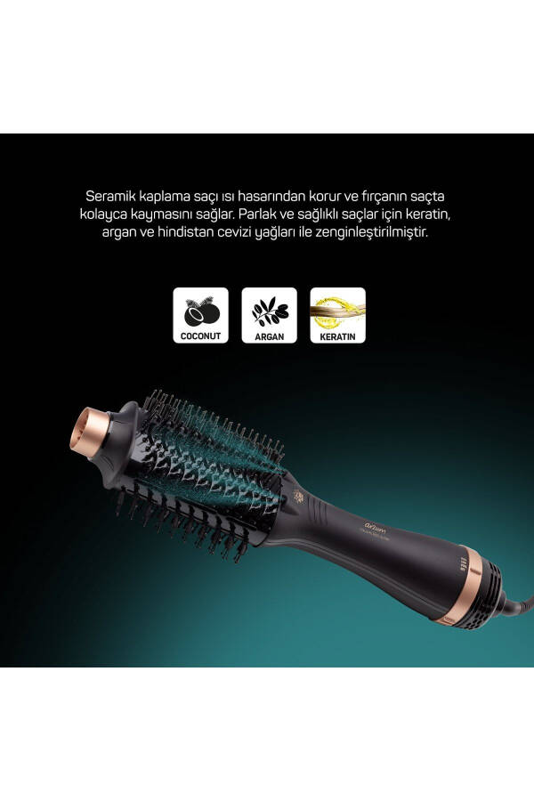 Ar5083 Volume Pro Ultra Havo Yordamida Sochni Shakillantirish Tarag'i - Qora - 3