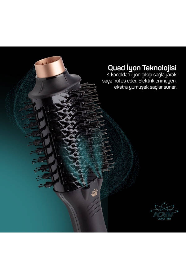 Ar5083 Volume Pro Ultra Havo Yordamida Sochni Shakillantirish Tarag'i - Qora - 4