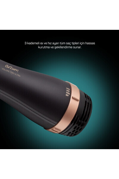 Ar5083 Volume Pro Ultra Havo Yordamida Sochni Shakillantirish Tarag'i - Qora - 5