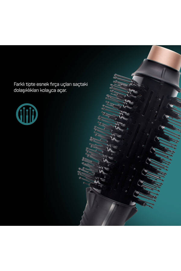 Ar5083 Volume Pro Ultra Havo Yordamida Sochni Shakillantirish Tarag'i - Qora - 6