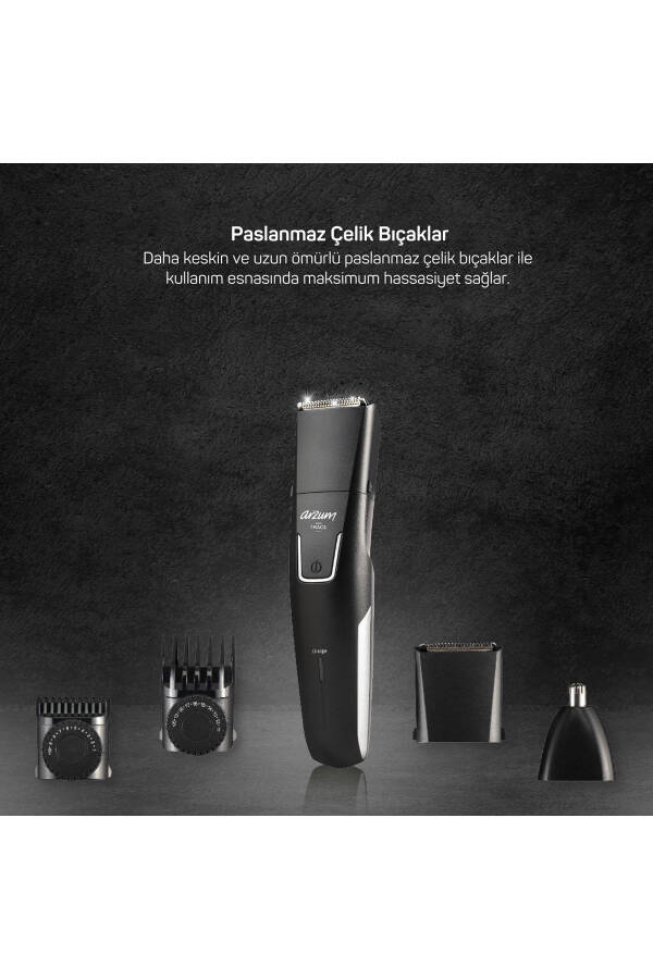 Ar5200 Trace 5 In 1 Men's Grooming Set - Black - 5