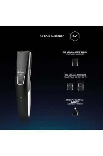 Ar5200 Trace 5 ta Erkaklar uchun Parvarish To'plami - Qora - 5