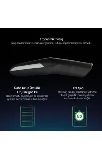 Ar5200 Trace 5 ta Erkaklar uchun Parvarish To'plami - Qora - 8