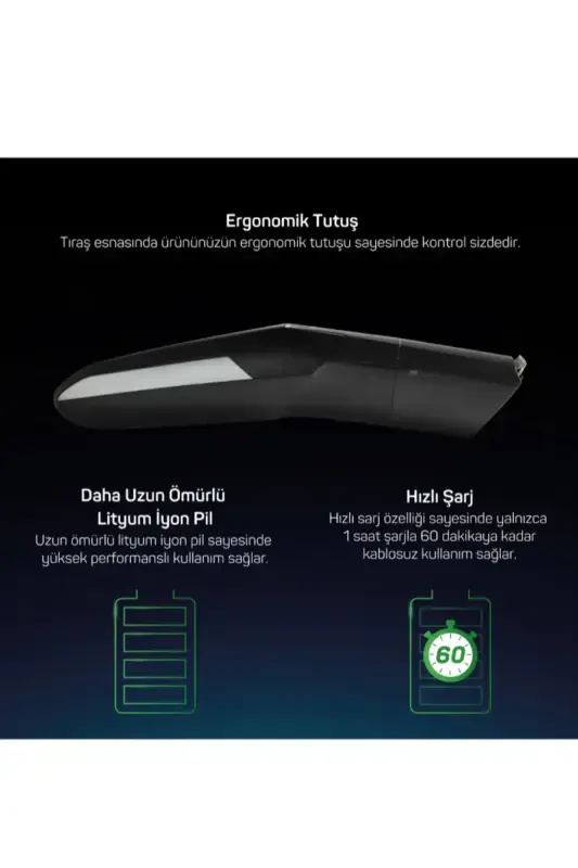 Ar5200 Trace 5 ta Erkaklar uchun Parvarish To'plami - Qora - 8