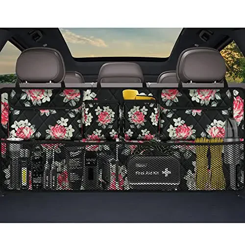 Car Trunk Organizer,Large Capacity Backseat Trunk Organizer(42