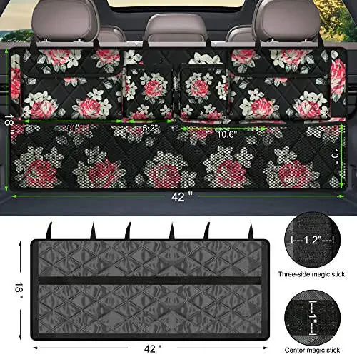 Car Trunk Organizer,Large Capacity Backseat Trunk Organizer(42