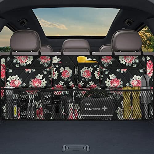 Car Trunk Organizer,Large Capacity Backseat Trunk Organizer(42