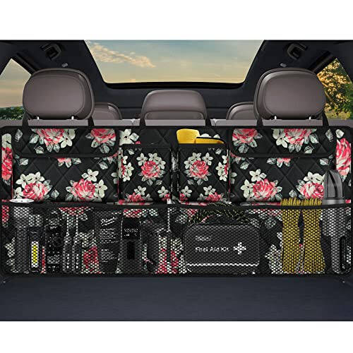 Femuar Car Trunk Organizer,Large Capacity Backseat Trunk Organizer(42
