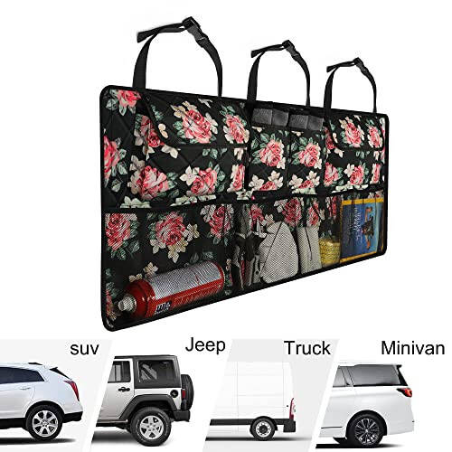Femuar Car Trunk Organizer,Large Capacity Backseat Trunk Organizer(42