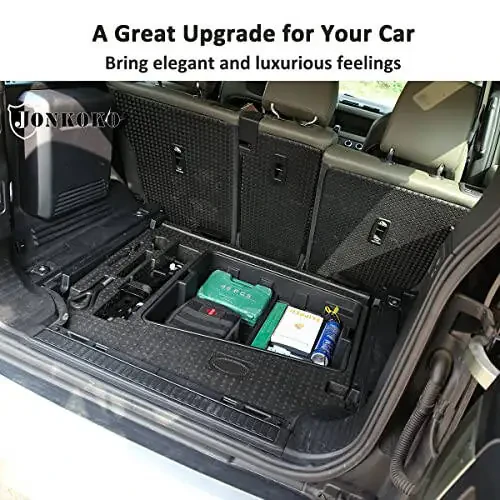 Car Trunk Organizer, Multi-Compartment Automotive Car Organizer for Land Rover Defender 2020-2023 Rear Trunk Organizer Tray 110 Accessories - 5
